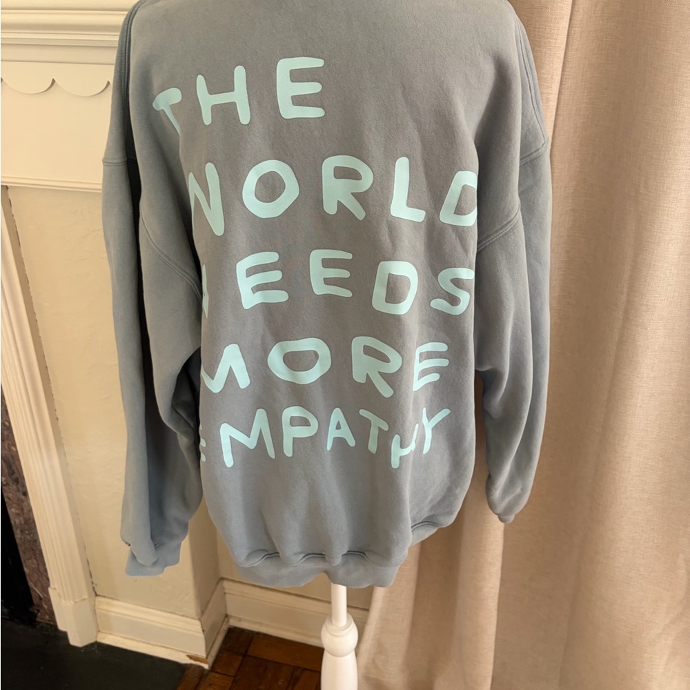 The Mayfair Group The World Needs More Empathy oversized sweatshirt